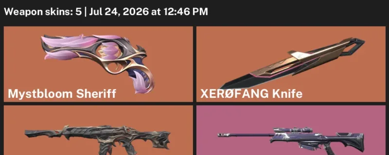 Valorant Accounts listing: LVL 17 · XERØFANG Knife · 5 Skins - Unranked, 5 skins