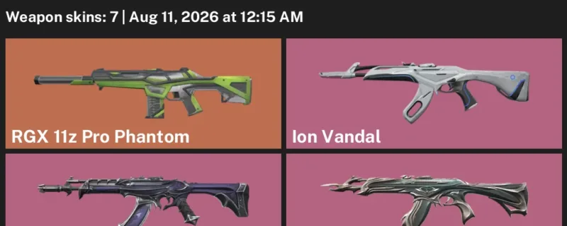 Valorant account inventory for LVL 114 · Forsaken Vandal & Ion Vandal & Reaver Vandal