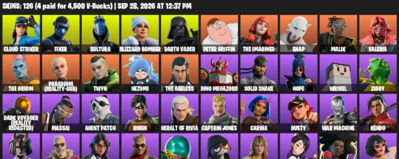 Cloud Striker - Fixer - 120 Outfits