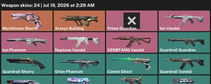 Valorant Accounts listing: LVL 150 · Araxys Bulldog & Bubble Pop Classic · 24 Skins - Silver 1, 24 skins