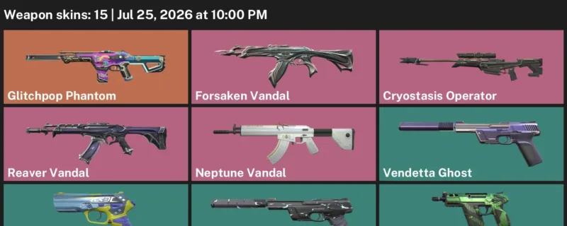 Valorant Accounts listing: LVL 170 · Coalition: Cobra Frenzy & Cryostasis Operator · 15 Skins - Gold 1, 15 skins