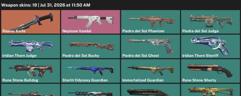 Valorant Accounts listing: LVL 32 · Reaver Knife · 19 Skins - Bronze 2, 19 skins