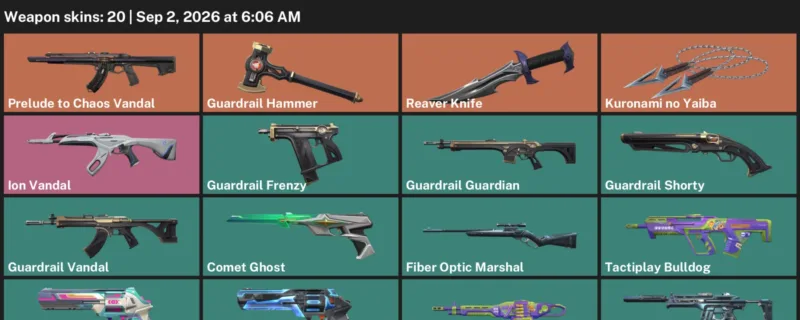 Valorant account inventory for LVL 120 · Kuronami no Yaiba & Reaver Knife & 20 Skins Kuronami no Yaiba