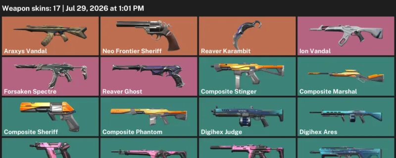 Valorant Accounts listing: LVL 86 · Reaver Karambit · 17 Skins - Silver 2, 17 skins