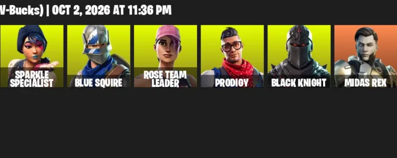 Fortnite account inventory for Royale Knight - Warpaint - 11 Outfits