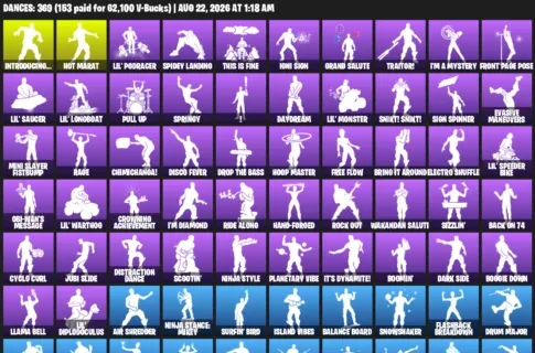 Fortnite account inventory for LVL 2987 - Trilogy - Point Patroller - 403 Outfits