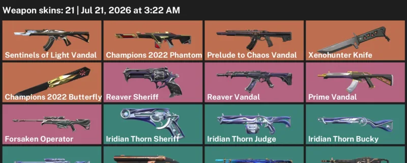 Valorant Accounts listing: LVL 91 · Champions 2022 Butterfly Knife & Xenohunter Knife · 21 Skins - Bronze 2, 21 skins