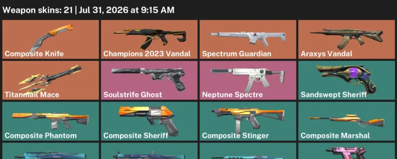 Valorant Accounts listing: LVL 114 · Composite Knife · 21 Skins - Bronze 1, 21 skins