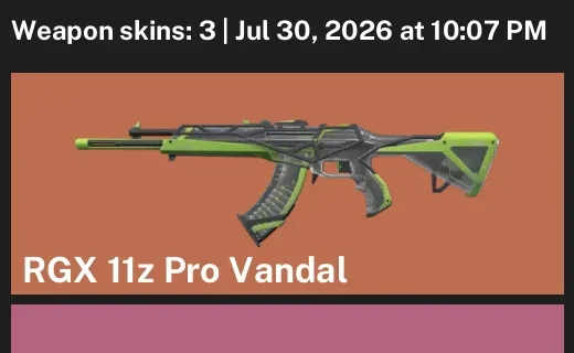 Valorant Accounts listing: LVL 19 · Radiant Crisis 001 Spectre & Reaver Phantom · 3 Skins - Unranked, 3 skins