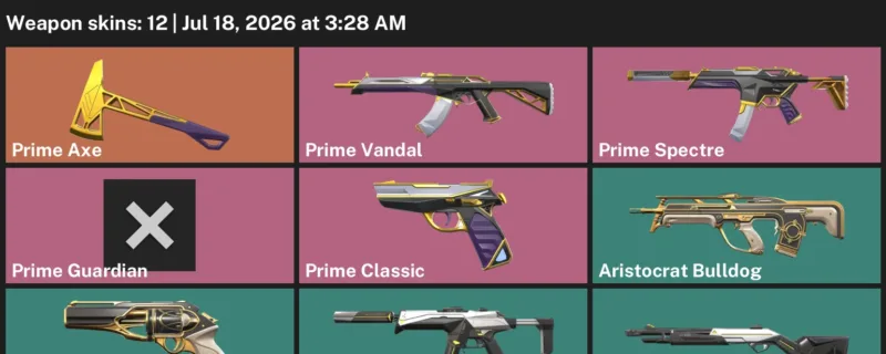 Valorant Accounts listing: LVL 1 · Aristocrat Bulldog & Aristocrat Sheriff · 12 Skins - Unranked, 12 skins