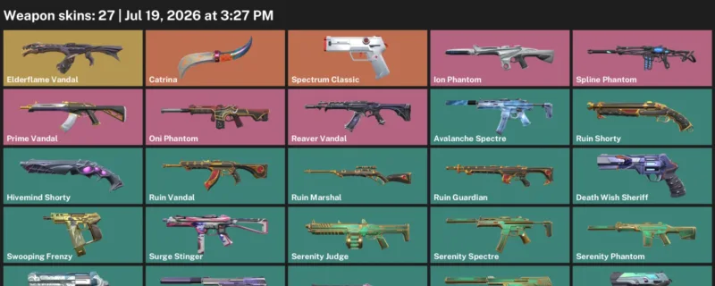 Valorant Accounts listing: LVL 137 · Avalanche Spectre & Catrina · 27 Skins - Bronze 3, 27 skins