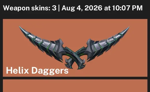Valorant account inventory for LVL 22 · Glitchpop Phantom & Helix Daggers & 3 Skins Glitchpop Phantom