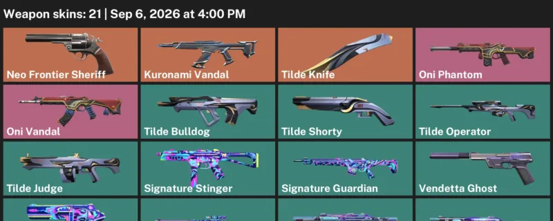 Valorant account inventory for LVL 145 · Kuronami Vandal & Oni Vandal