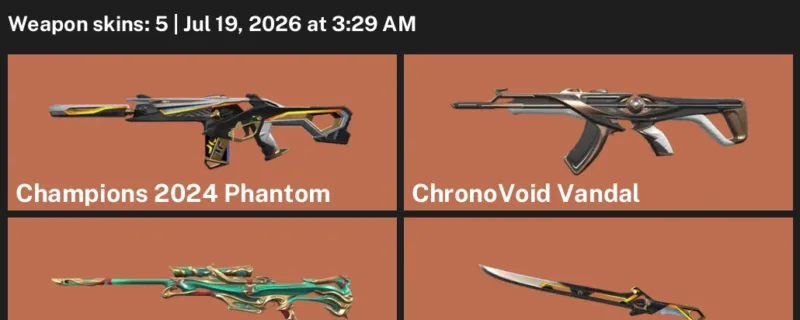 Valorant Accounts listing: LVL 29 · Champions 2024 Blade · 5 Skins - Unranked, 5 skins