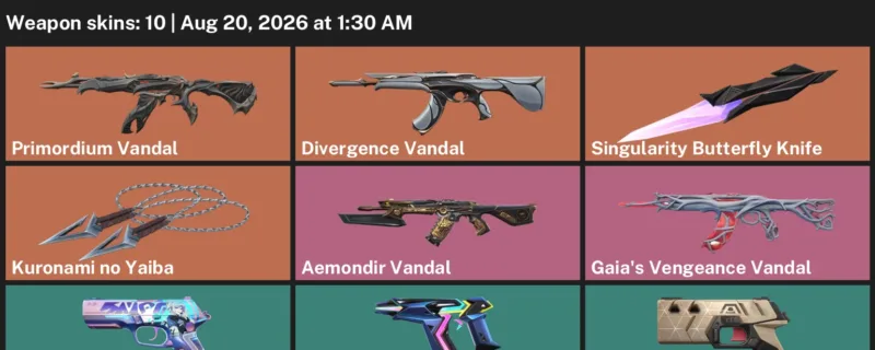 Valorant account inventory for LVL 143 · Singularity Butterfly Knife & 10 Skins Kuronami no Yaiba