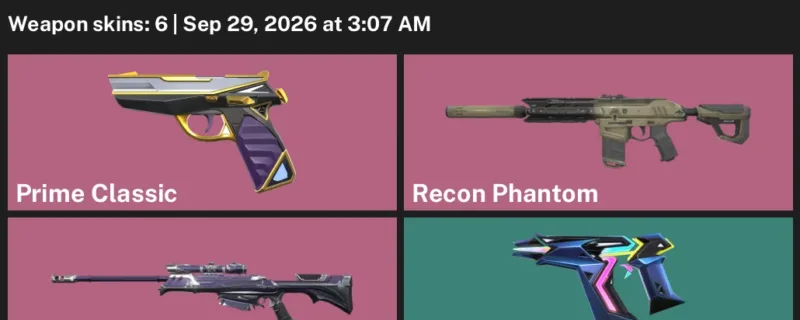 Valorant account inventory for LVL 67 · Reaver Operator & Prime Classic