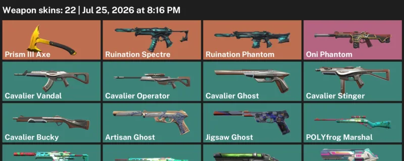 Valorant Accounts listing: LVL 116 · Artisan Ghost & Cavalier Bucky · 22 Skins - Silver 1, 22 skins