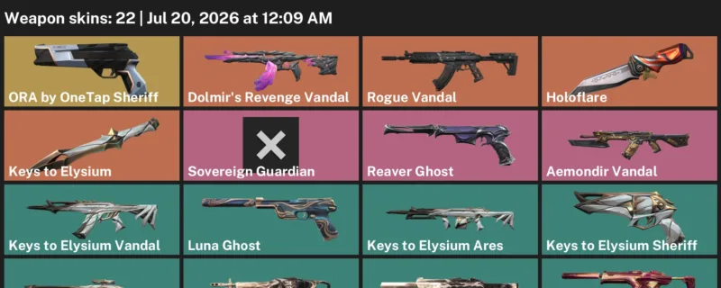 Valorant Accounts listing: LVL 51 · Aemondir Vandal & Crash Out Bandit · 22 Skins - Platinum 2, 22 skins
