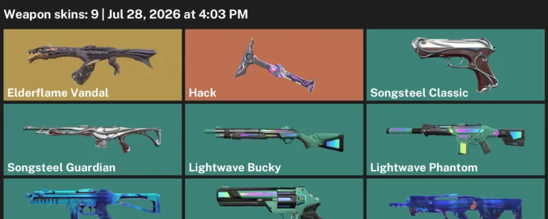 Valorant Accounts listing: LVL 23 · Depths Bulldog & Depths Stinger · 9 Skins - Bronze 1, 9 skins