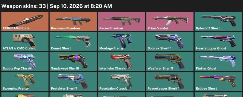 LVL 334 · XERØFANG Knife · 33 Skins