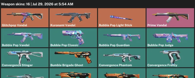 Valorant Accounts listing: LVL 67 · Bubble Pop Classic & Bubble Pop Guardian · 16 Skins - Platinum 1, 16 skins