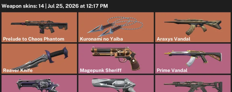 Valorant Accounts listing: LVL 144 · Kuronami no Yaiba & Reaver Knife · 14 Skins - Bronze 3, 14 skins