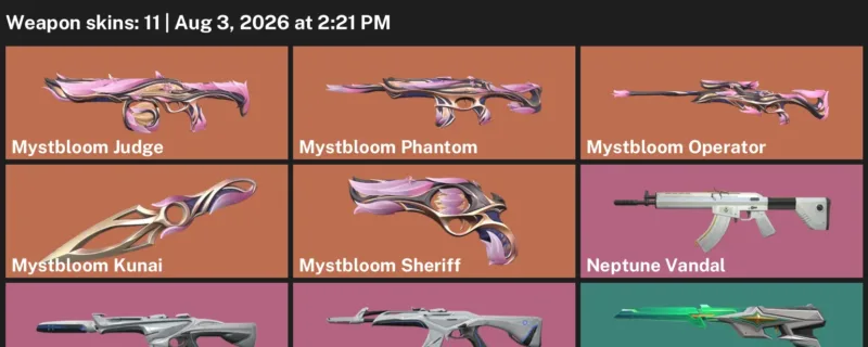 Valorant account inventory for LVL 89 · Ion Vandal & Ion Phantom