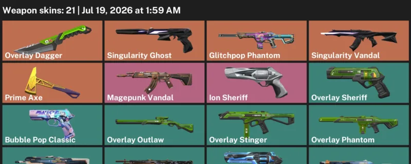 Valorant Accounts listing: LVL 68 · Overlay Dagger · 21 Skins - Iron 3, 21 skins