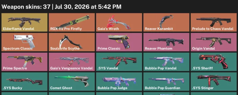 Valorant Accounts listing: LVL 100 · Reaver Karambit & Soulstrife Scythe · 37 Skins - Bronze 3, 37 skins