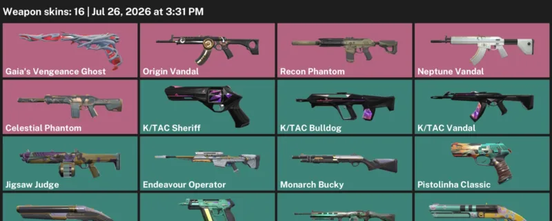 Valorant Accounts listing: LVL 75 · Celestial Phantom & Endeavour Operator · 16 Skins - Platinum 3, 16 skins