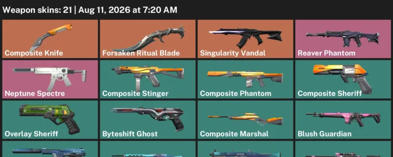 Valorant account inventory for LVL 139 · Composite Knife & Forsaken Ritual Blade
