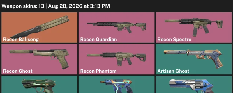Valorant account inventory for LVL 146 · Game Over Sheriff & Protektor Sheriff