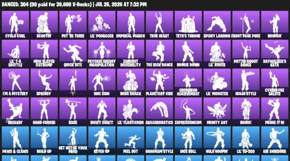 Fortnite Accounts listing: LVL 3496 - Astro Jack - John Wick - 499 Outfits - 499 outfits