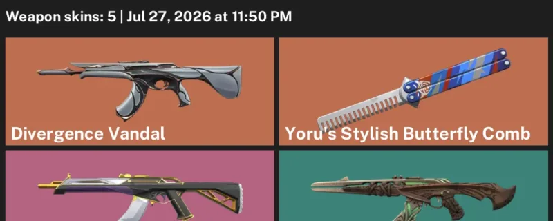 Valorant Accounts listing: LVL 46 · Yoru's Stylish Butterfly Comb · 5 Skins - Gold 1, 5 skins