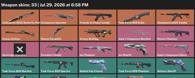 Valorant Accounts listing: LVL 200 · Champions 2025 Butterfly Knife & Reaver Karambit · 33 Skins - Diamond 1, 33 skins
