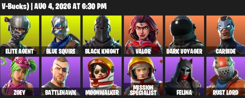 Fortnite account inventory for LVL 800 - Royale Knight - Sparkle Specialist - 20 Outfits