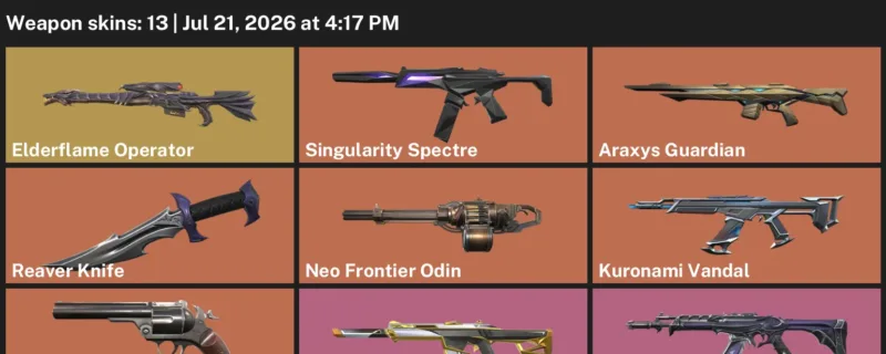 Valorant Accounts listing: LVL 103 · Reaver Knife · 13 Skins - Bronze 3, 13 skins
