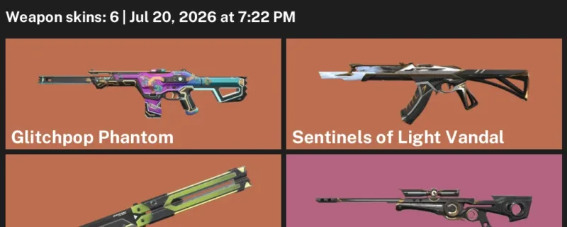 Valorant Accounts listing: LVL 49 · Glitchpop Phantom & Origin Operator · 6 Skins - Gold 3, 6 skins