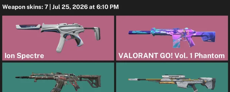 Valorant Accounts listing: LVL 25 · Endeavour Operator & Ion Spectre · 7 Skins - Bronze 3, 7 skins