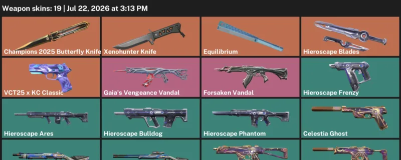 Valorant Accounts listing: LVL 68 · Champions 2025 Butterfly Knife & Xenohunter Knife · 19 Skins - Bronze 1, 19 skins