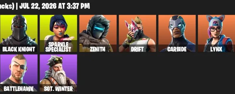 Fortnite Accounts listing: LVL 281 - Blue Squire - Royale Knight - 14 Outfits - 14 outfits