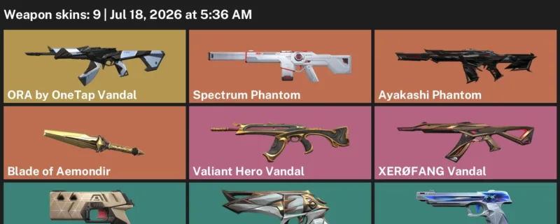Valorant Accounts listing: LVL 113 · Blade of Aemondir · 9 Skins - Gold 1, 9 skins
