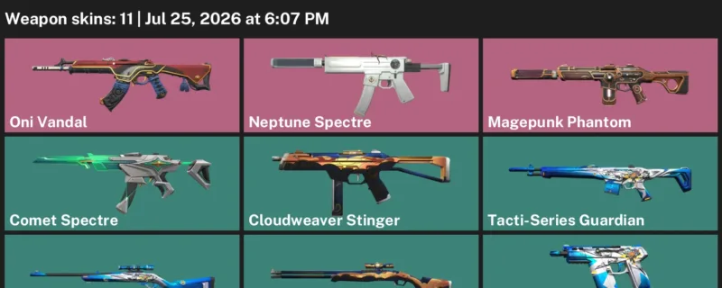 Valorant Accounts listing: LVL 62 · Cloudweaver Outlaw & Cloudweaver Shorty · 11 Skins - Gold 2, 11 skins