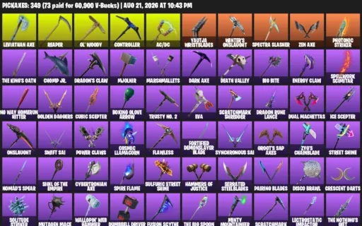 Fortnite account inventory for LVL 3973 - Black Knight - Sparkle Specialist - 399 Outfits