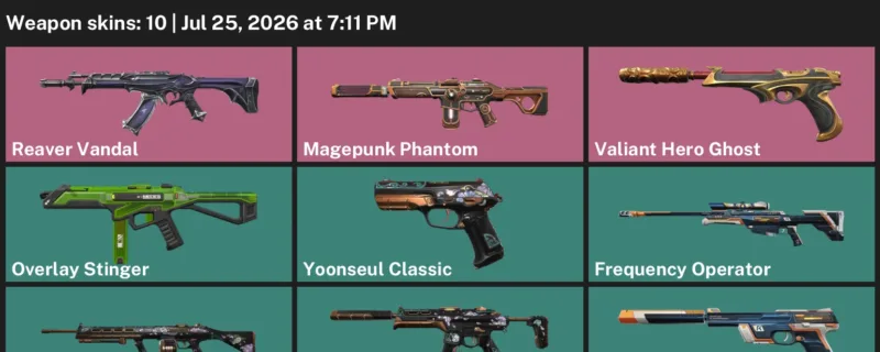 Valorant Accounts listing: LVL 22 · Frequency Bucky & Frequency Ghost · 10 Skins - Unranked, 10 skins