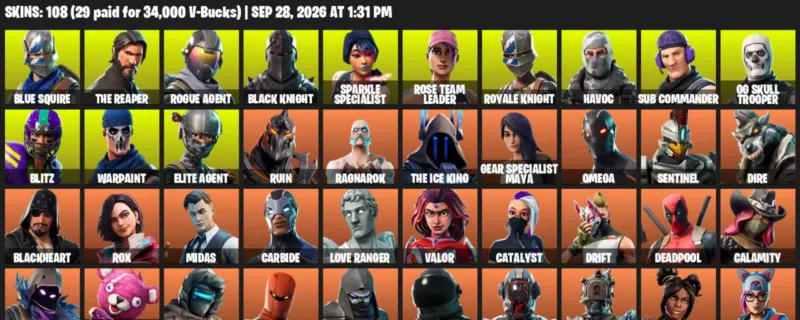 Blue Squire - The Reaper - 108 Outfits