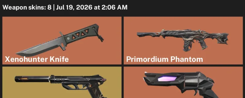 Valorant Accounts listing: LVL 57 · Xenohunter Knife · 8 Skins - Ascendant 1, 8 skins
