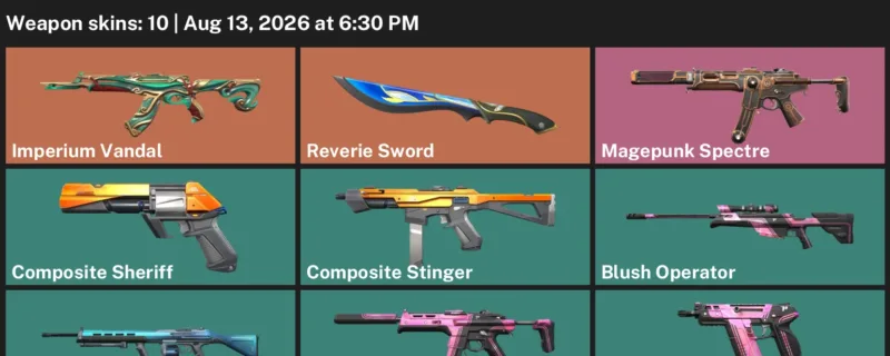 Valorant account inventory for LVL 49 · Composite Sheriff & Blush Operator