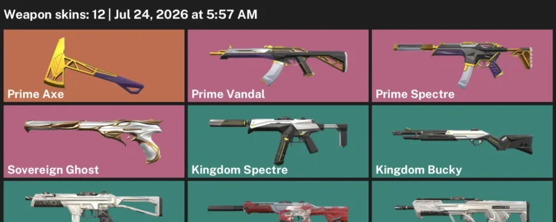 Valorant Accounts listing: LVL 1 · Couture Bulldog & Couture Frenzy · 12 Skins - Unranked, 12 skins