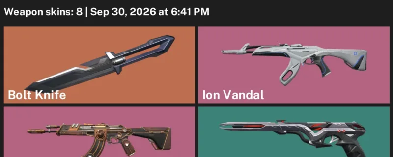 Valorant account inventory for LVL 149 · Ion Vandal & Magepunk Vandal
